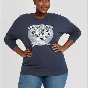 Women' Warner Bros. Looney Tune Graphic Sweatshirt - Size 2X - NWT